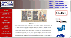 Desktop Screenshot of davidsvendingsales.com